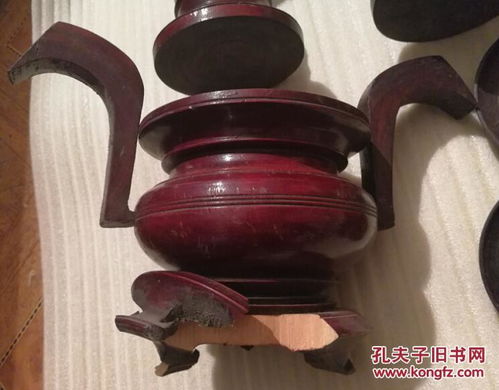 特價(jià)處理民俗民國祭祀木質(zhì)供品佛教用品大全套香爐燭臺(tái)供盤酒杯香筒包老稀少