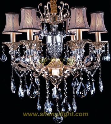 【批發(fā)91023-6款歐式簡約奢華水晶燈 蠟燭水晶吊燈】價(jià)格,廠家,圖片,吊燈,中山市舜藝燈飾電器-